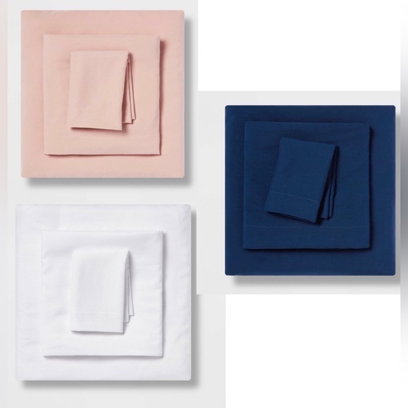 NWT 3 piece sheet set room essentials 3 colors listing for one set twin - Picture 1 of 16